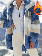 Lade das Bild in den Galerie-Viewer, CozyFeel - Kuscheliger Kapuzenmantel mit Fleece-Charme