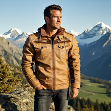 Lade das Bild in den Galerie-Viewer, Eastwood - Hochwertige Lederjacke