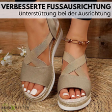 Lade das Bild in den Galerie-Viewer, OrthoStella - ergonomische schmerzlindernde Sandalen für Damen - Sonderaktion 1+1 Gratis