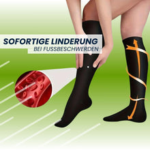 Lade das Bild in den Galerie-Viewer, Caresocks orthopädische Kompressionsstrümpfe - verhindert Krampfadern & entlastet müde Füße
