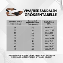 Lade das Bild in den Galerie-Viewer, VivaFree - ergonomische & rutschfeste Sandalen zur Schmerzlinderung
