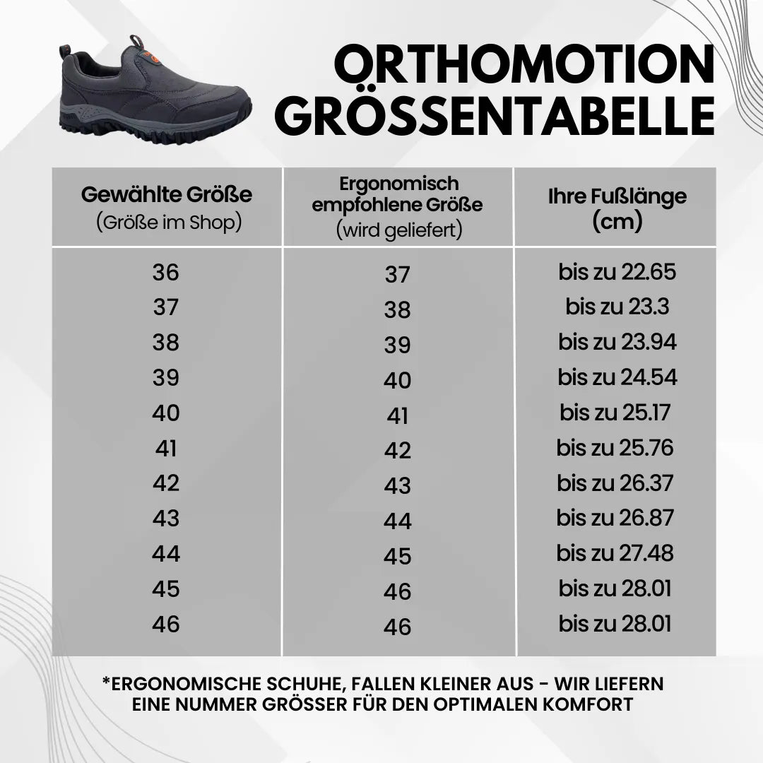 Orthopädischer & rutschfester Schuh zur Schmerzlinderung - Unisex OrthoMotion