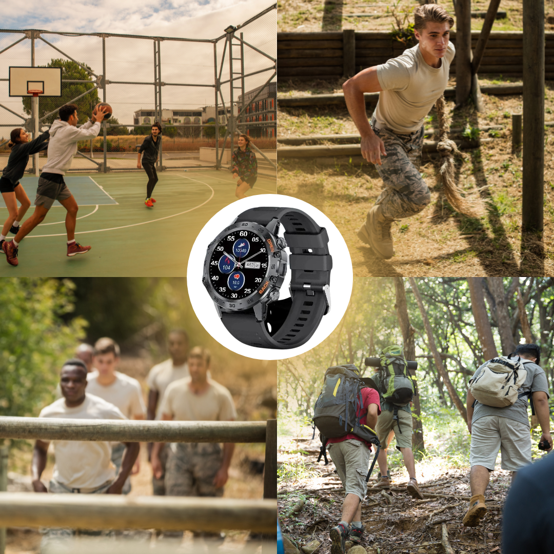 TitanX CombatFit S45 - unzerstörbare zertifizierte Gesundheitsuhr (2025)