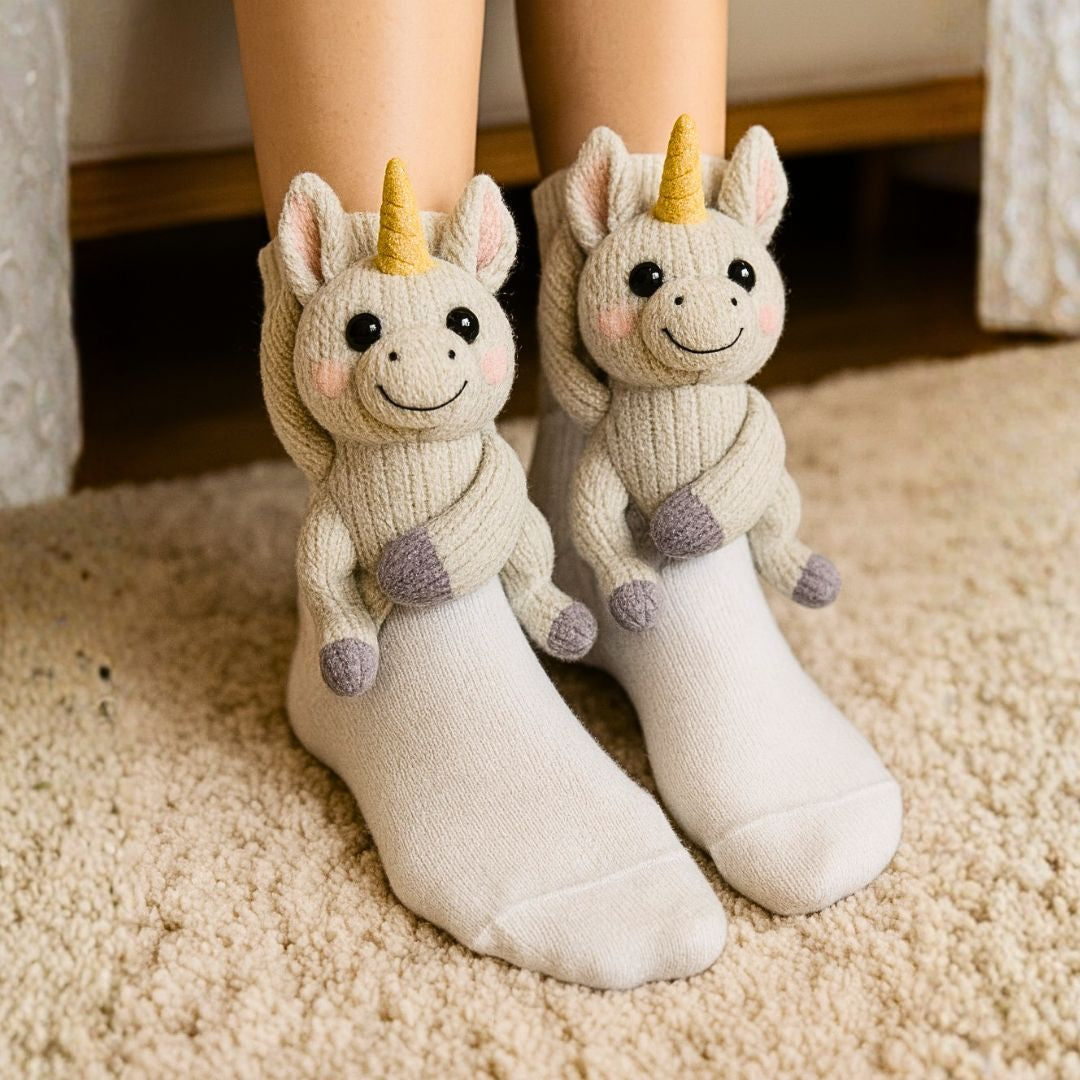 HUGGY Socken Unicorn - Nie wieder kalte Füße