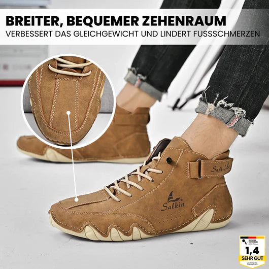 Alpaka - orthopädische, wasserdichte & rutschfeste Leder-Barfußschuhe - Sonderaktion 1+1 Gratis