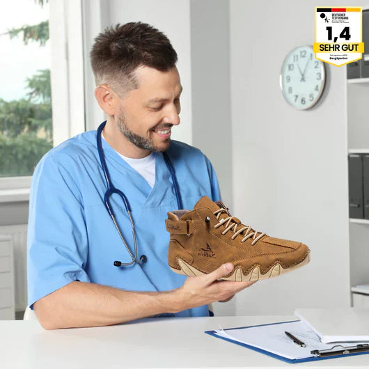 Alpaka - orthopädische, wasserdichte & rutschfeste Leder-Barfußschuhe - Sonderaktion 1+1 Gratis