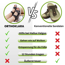 Lade das Bild in den Galerie-Viewer, OrthoKlara - ergonomische,  schmerzlindernde &amp; rutschfeste Sandalen für Damen - Sonderaktion 1+1 Gratis
