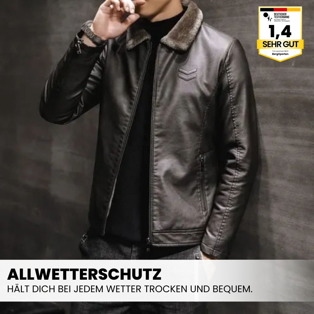 PrimeLeather – Exklusive Herren-Lederjacke für Herbst und Winter