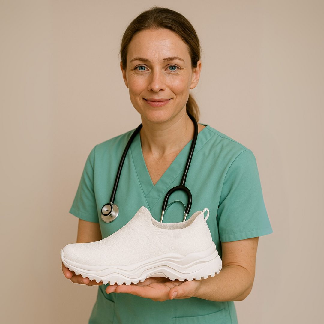 VivaCare+ ergonomische & rutschfeste Schmerzlinderungs-Schuhe für lange Schichten