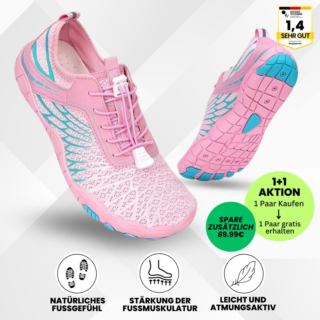 FloraX Pro - ergonomische, schmerzlindernde & wasserdichte Barfußschuhe - Sonderaktion 1+1 Gratis