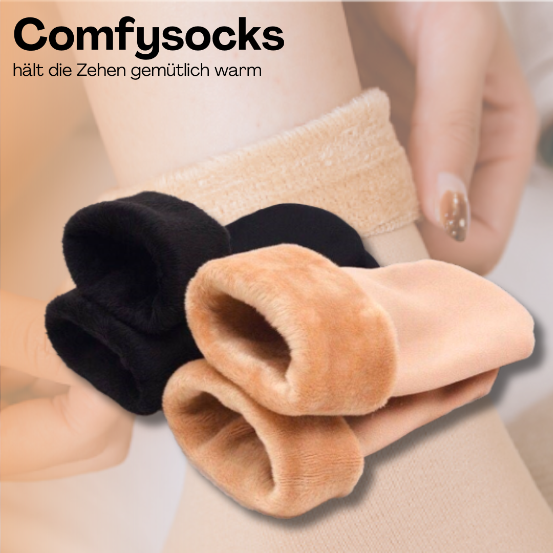 4er Set Comfysocks Thermosocken - Unisex Einheitsgröße - für warme Fußmomente