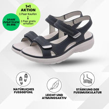 Lade das Bild in den Galerie-Viewer, OrthoKlara - ergonomische,  schmerzlindernde &amp; rutschfeste Sandalen für Damen - Sonderaktion 1+1 Gratis
