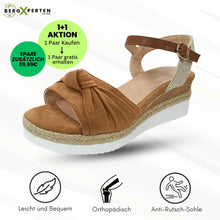 Lade das Bild in den Galerie-Viewer, OrthoLuna  - orthopädische schmerzlindernde Sandalen für mehr Komfort - Sonderaktion 1+1 Gratis
