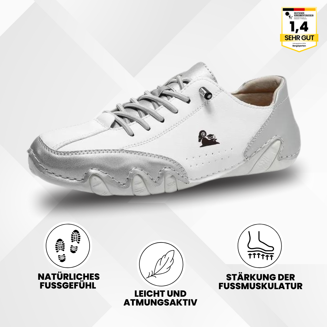OrthoActive - ergonomische, schmerzlindernde & wasserdichte Leder-Barfußschuhe