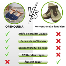 Lade das Bild in den Galerie-Viewer, OrthoLuna  - orthopädische schmerzlindernde Sandalen für mehr Komfort - Sonderaktion 1+1 Gratis

