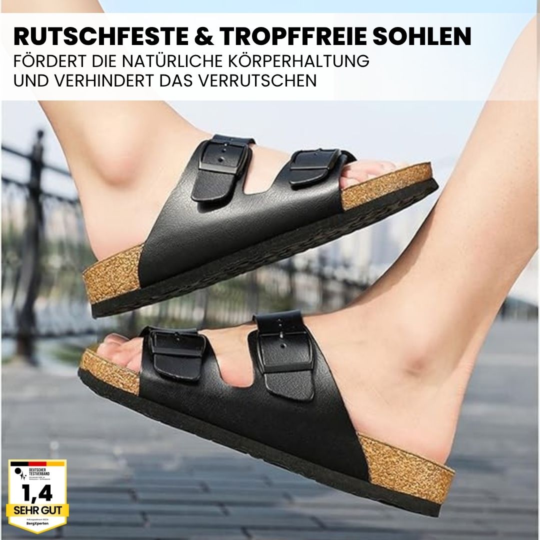 FeelFree - ergonomischen & rutschfeste Kork-Sandalen
