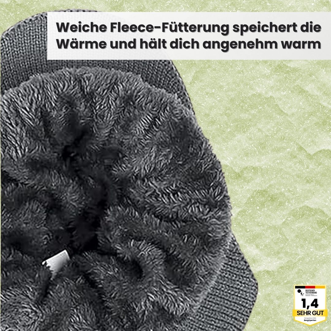 Fjordwarm – Skandinavische Wintermütze mit Ohrenschutz (Unisex-Einheitsgröße)