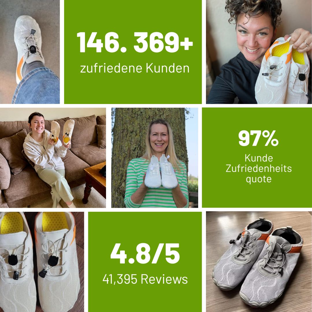 FreeStep  – Gesunde & rutschfeste Barfußschuhe für mehr Bewegung & Gewichtsverlust
