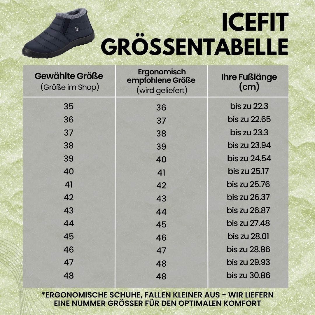 Fusswohl - ergonomische & rutschfeste Komfort-Winterstiefel