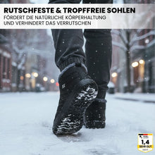 Lade das Bild in den Galerie-Viewer, Fusswohl - ergonomische &amp; rutschfeste Komfort-Winterstiefel
