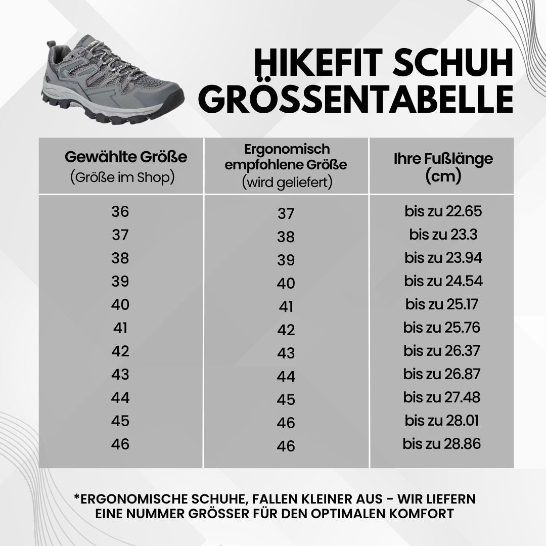 HikeFit - Ergonomische, wasserdichte & rutschfeste Wanderschuhe
