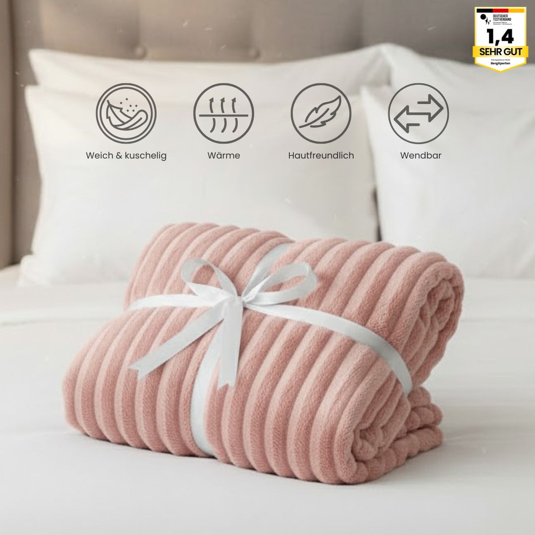 Kuschelwunder Deluxe – Extra Große Premium-Fleece-Decke
