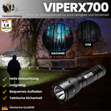Lade das Bild in den Galerie-Viewer, ViperX700 - taktische Taschenlampe - 100x heller als andere
