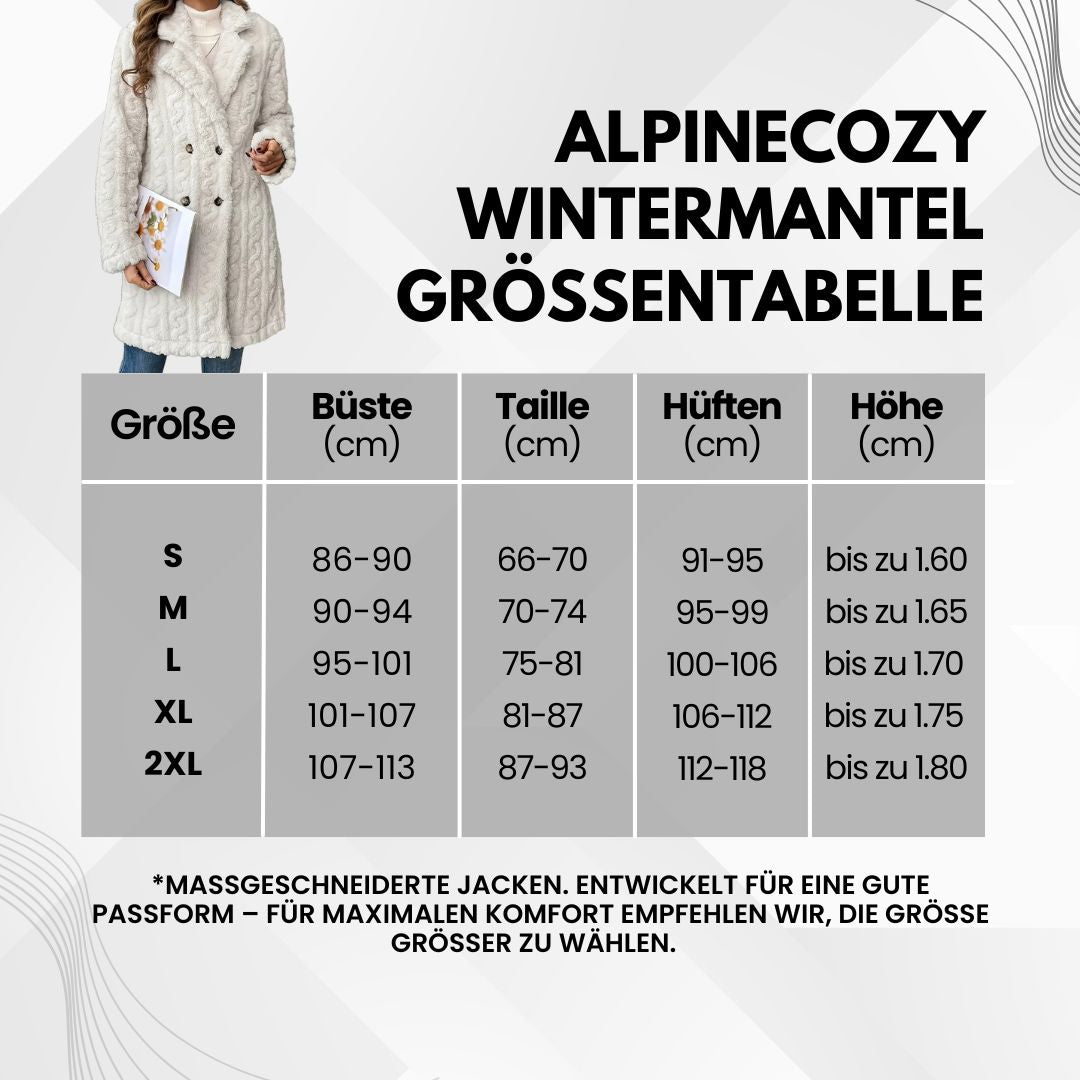 AlpineCozy - hochwertiger Kuschelmantel für den Winter
