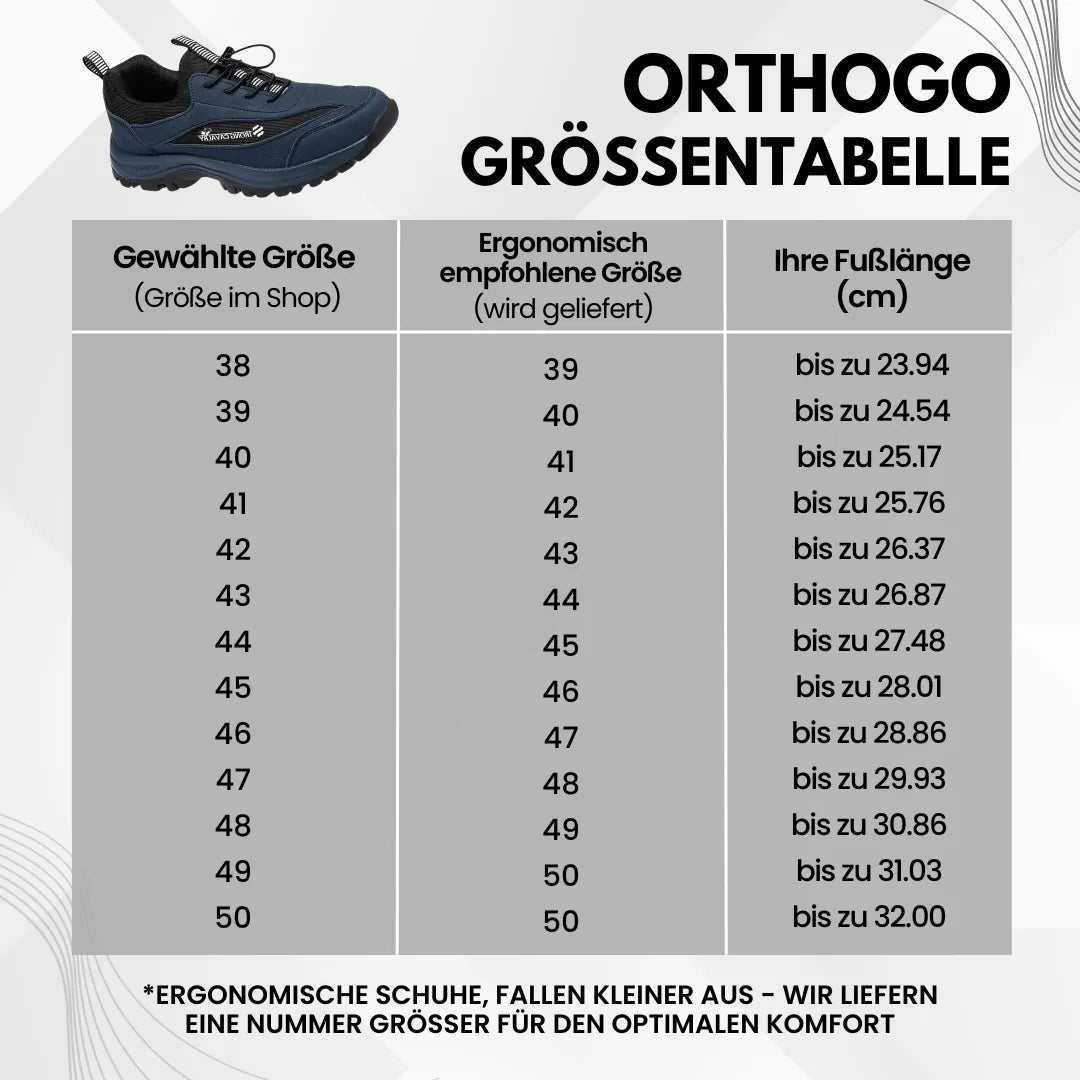 OrthoGo - Ergonomischer & schmerzlindernder Schuh
