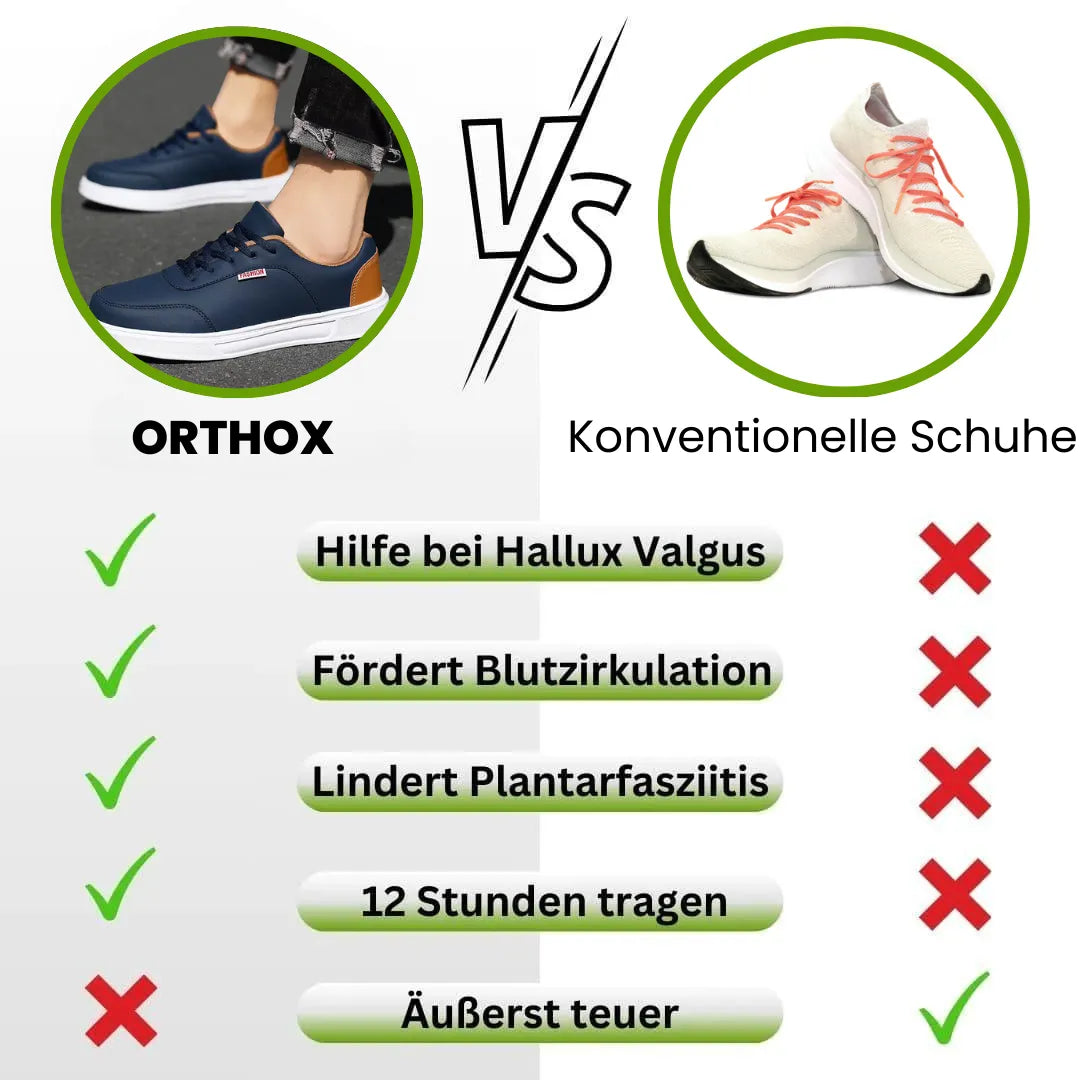 OrthoX - Ergonomische & rutschfeste Sneaker zur Schmerzlinderung