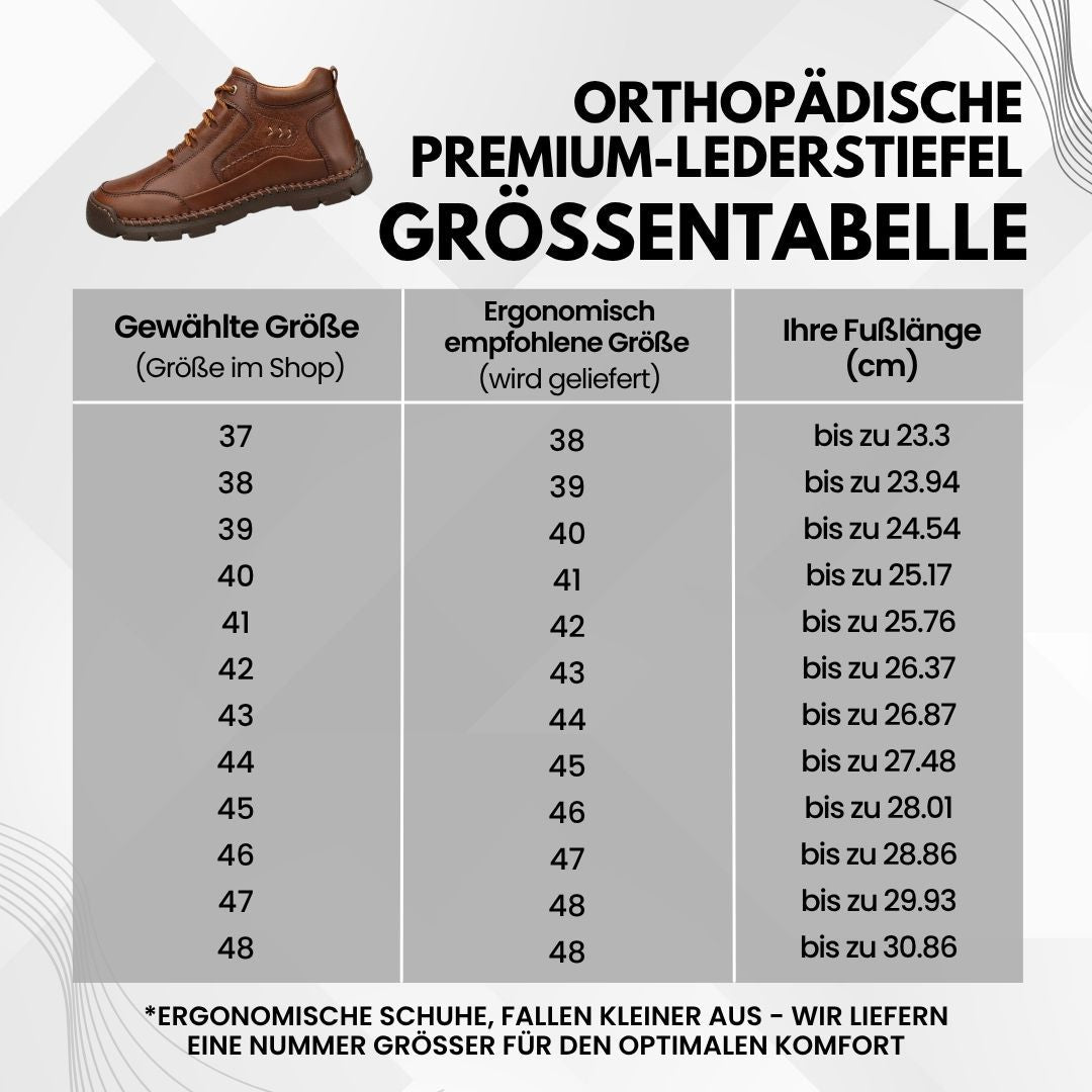 Premium Komfort-Lederstiefel