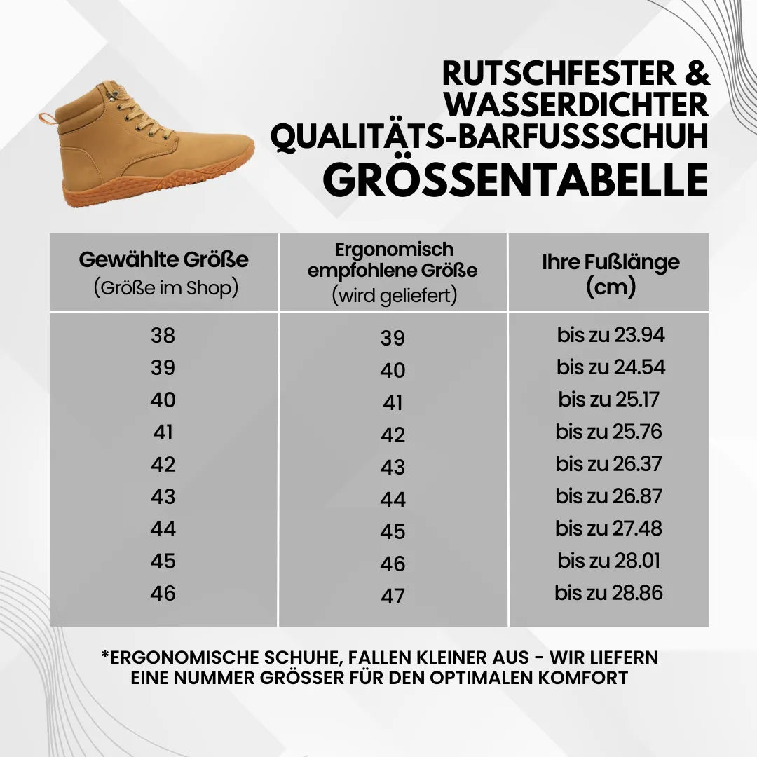 Rutschfester & Wasserdichter Qualitäts-Barfußschuh für maximalen Komfort