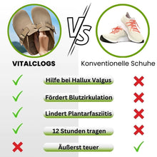Lade das Bild in den Galerie-Viewer, VitalClogs - ergonomische &amp; rutschfeste Clogs - das Original - Sonderaktion 1+1 Gratis
