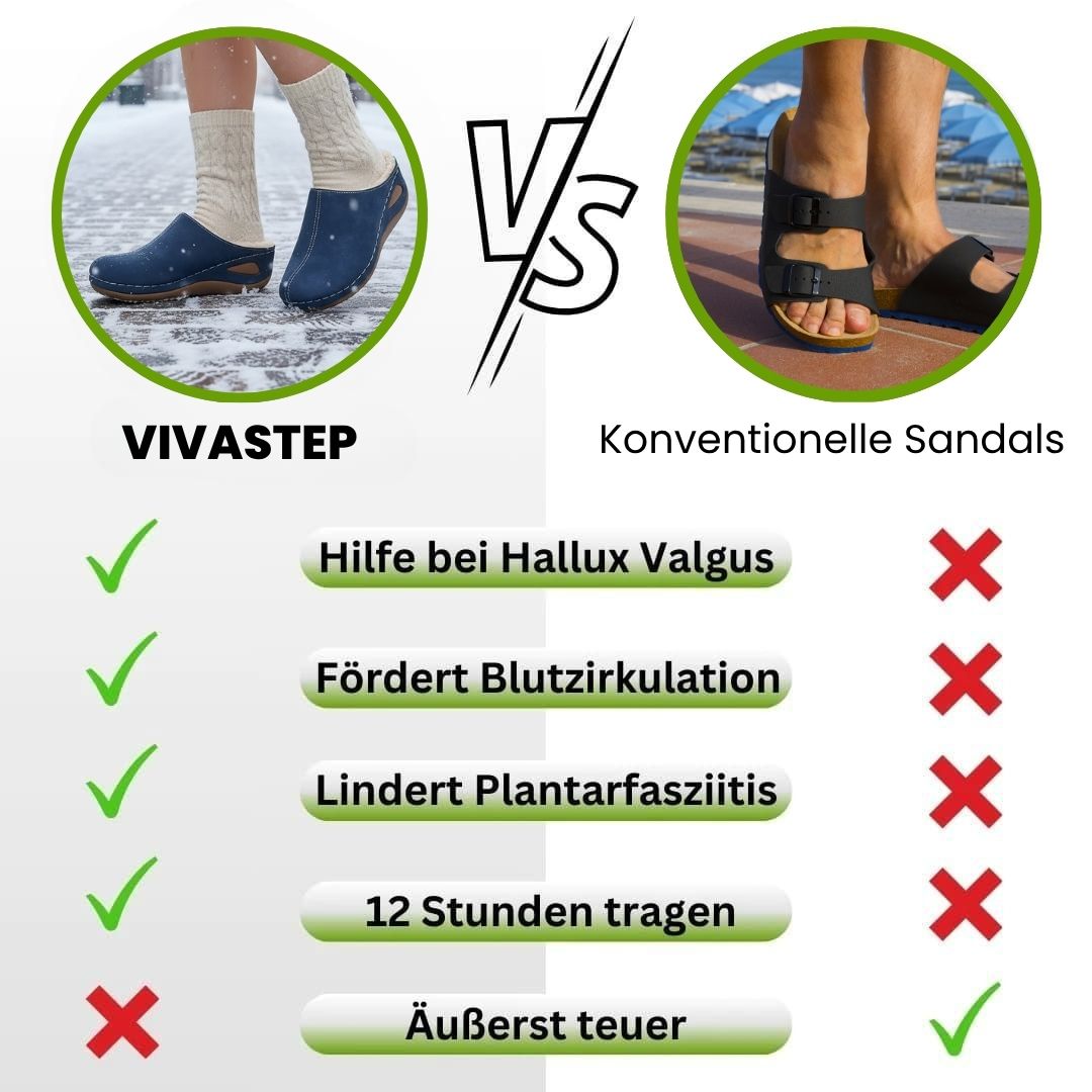 Vivastep - ergonomische & rutschfeste Winterslipper zur Schmerzlinderung