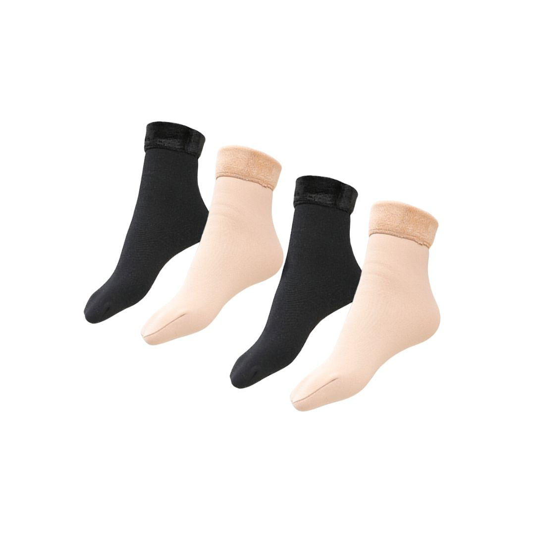 4er Set Comfysocks Thermosocken - Unisex Einheitsgröße - für warme Fußmomente